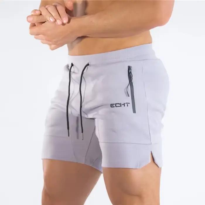 NOUVEAU Fitness zip poche pantalons de survêtement à séchage rapide shorts de jogging hommes été sho