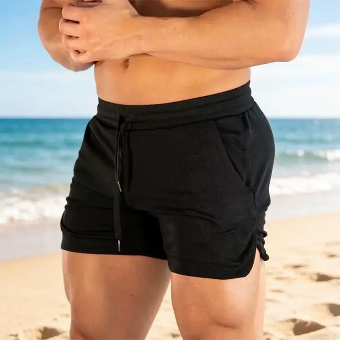 Shorts de sport slim fit pour homme - Shorts athlétiques modernes et ajustés pour une silhouette aff