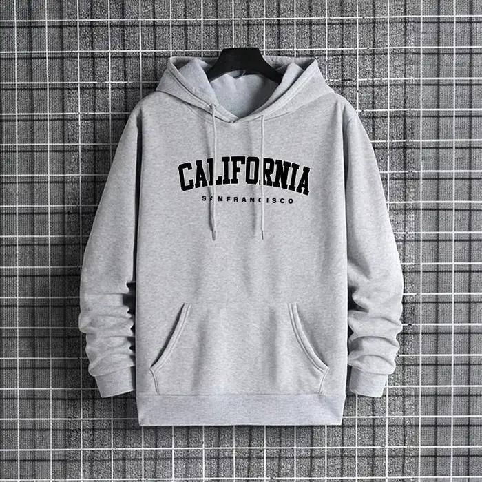 Date californie hommes à capuche urbain Streetwear haut à la mode Hip Hop sweat à capuche mâle à la 