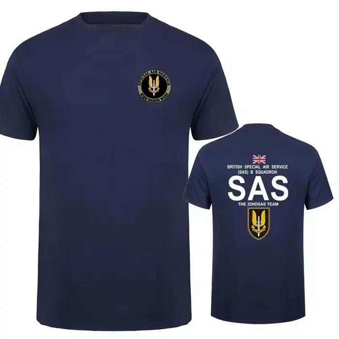 T-shirt militaire SAS Sniper pour hommes, t-shirt de l'armée pour hommes, opérations militaires spéc
