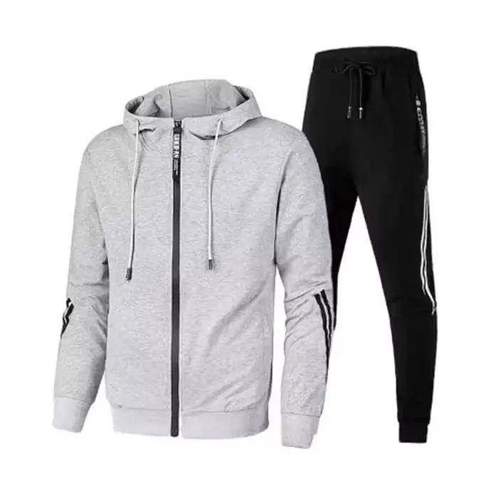 Ensemble pour hommes pull sweat à capuche survêtement à manches longues haute qualité sport costume 