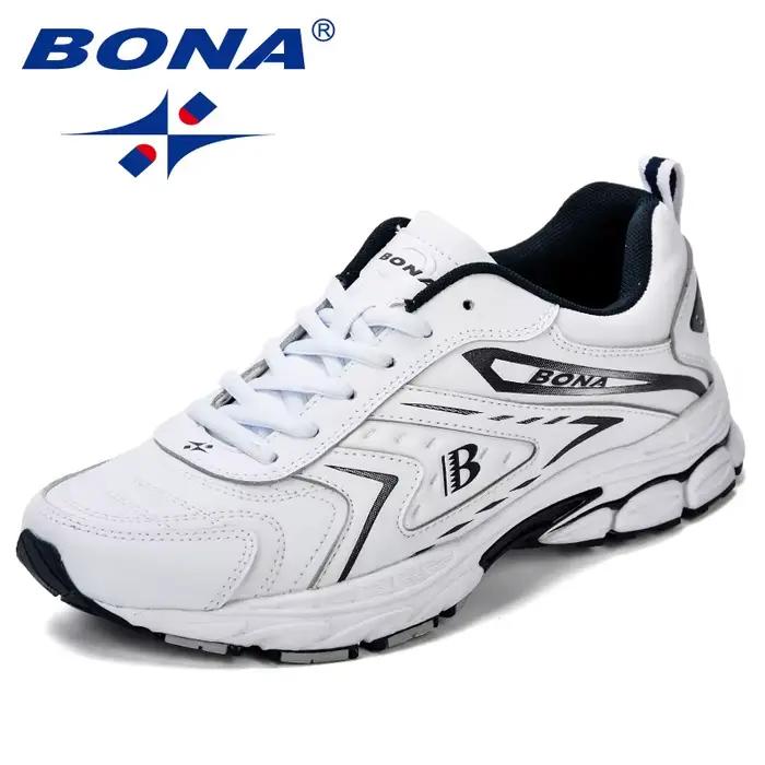 BONA 2023 nouveaux créateurs chaussures de course hommes chaussures de sport baskets légères homme c