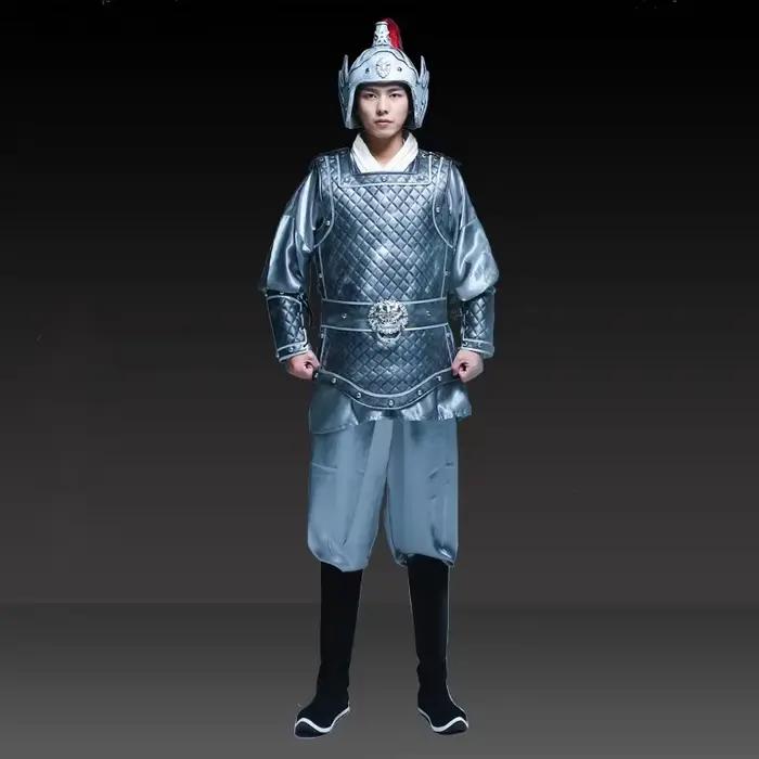 Costume général Vintage pour hommes, vêtements d'armure de soldat ancien chinois pour adultes, fête 