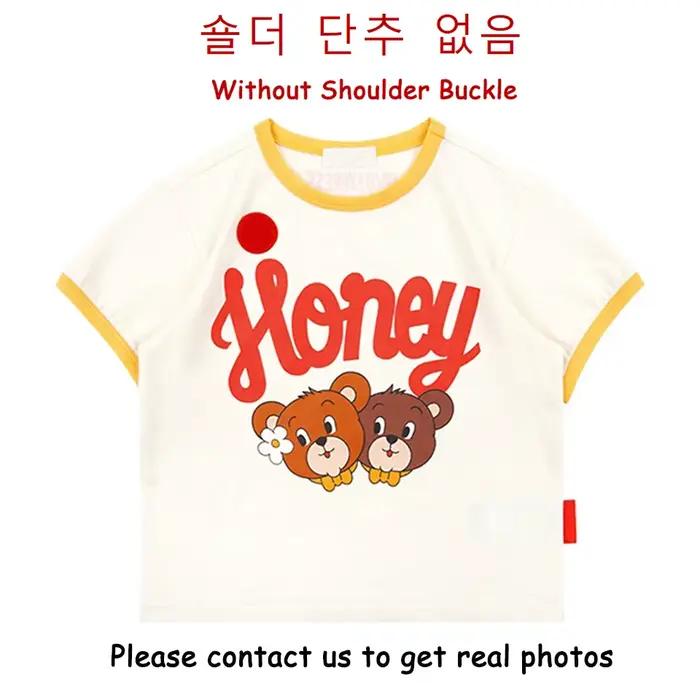 2025 nouveau coréen BE garçons dessin animé T-shirt Shorts maverafille mignon crème solaire vêtement