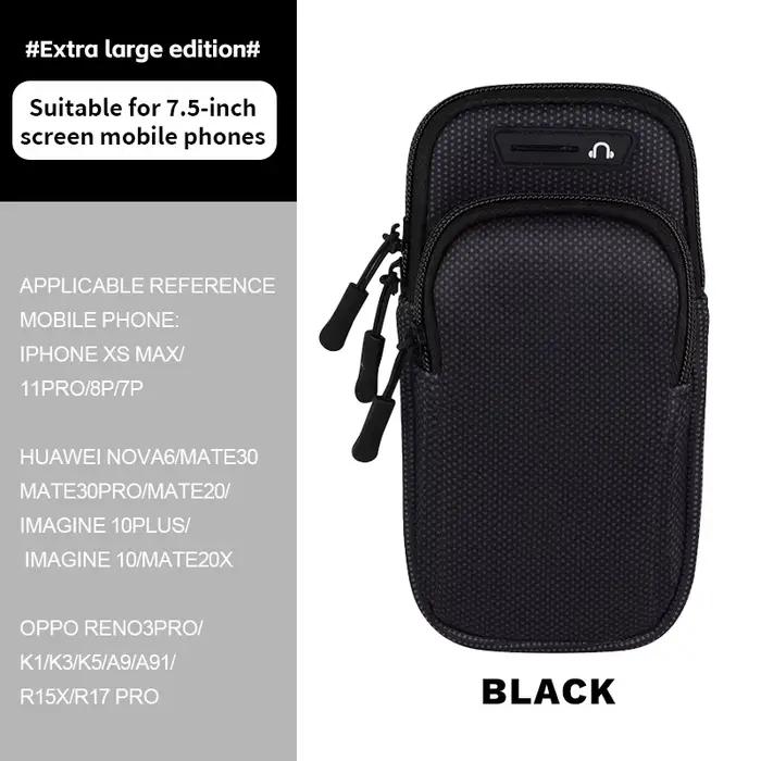Sac de bras de téléphone de course pour hommes et femmes, sangle de bras, manchon de bras de sport, 