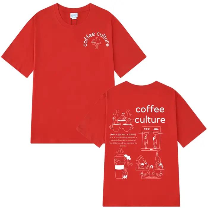 T-shirt manches courtes col rond pour homme et femme, 100% coton, ample, Harajuku, drôle, Culture de