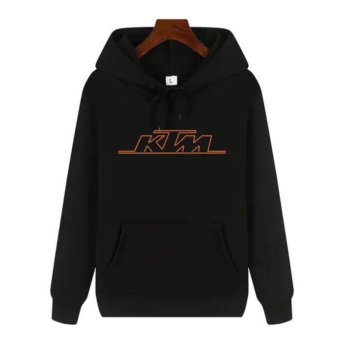 Sweat-shirt à capuche avec logo KTM pour homme, sweat-shirt de course moto, pull décontracté, street