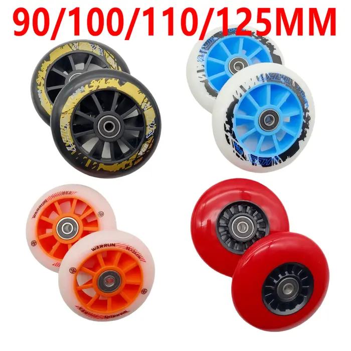 Accessoires de scooter roue de patin roue de scooter 90mm 110mm 120mm 125mm épaisseur de roue 24mm 2