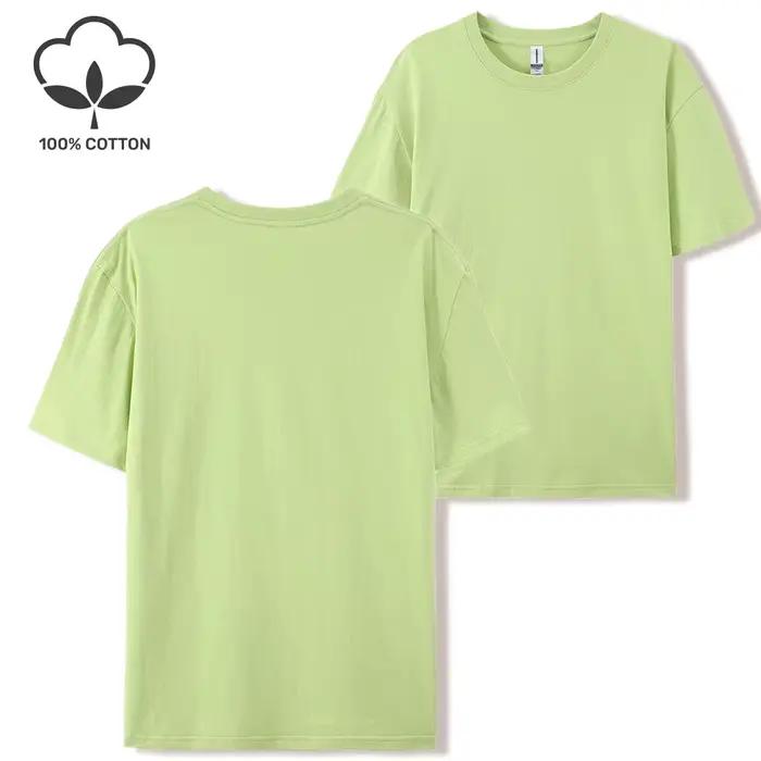 20 couleurs couleur unie été doux 100% coton femmes T-Shirts Y2K vêtements amples mode t-shirt hauts