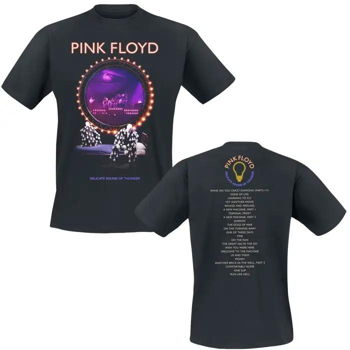 T-shirt graphique Pink Floyd 2026, en coton, unisexe, pour hommes et femmes, style Y2K, décontracté,