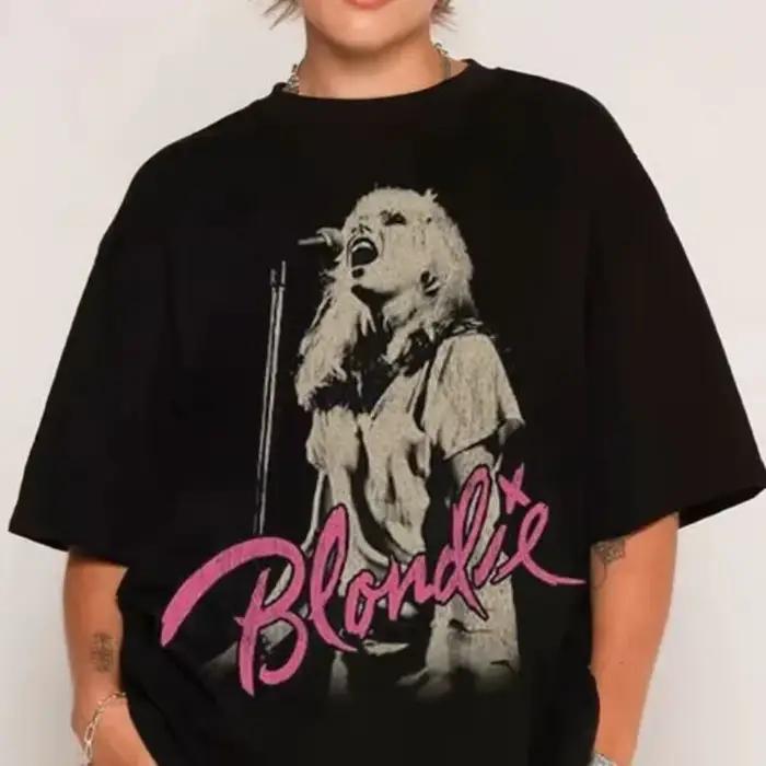 T-shirt Blondie - T-shirt Rock and Roll, T-shirt rétro, nouveau T-shirt d'été unisexe décontracté en