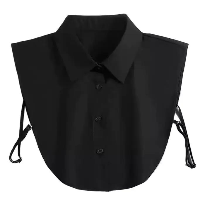 Faux col détachable pour femmes et filles, chemises Dickey, demi-chemisier, hauts Dickey, couleur un