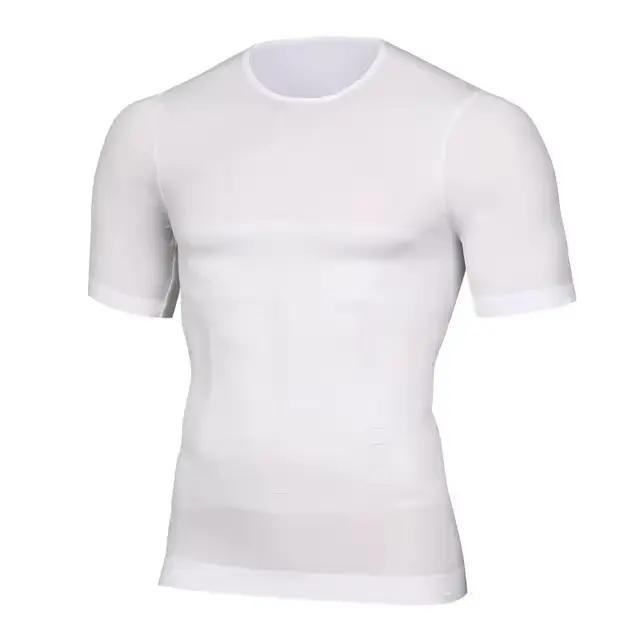 Gilet de Posture amincissant pour hommes, T-Shirt de Compression pour musculation, brûlure des grais