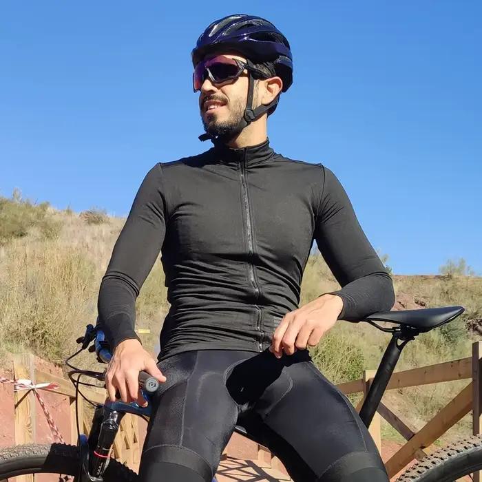 YKYWBIKE – veste de cyclisme thermique pour homme, manteau de vélo, à manches longues, maillot de cy