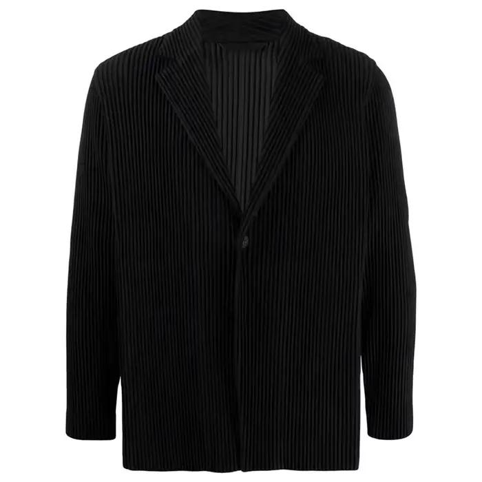ISSEY – costume plissé de Style Miyake japonais doublé pour hommes, drapé, coupe ample, veste de cos