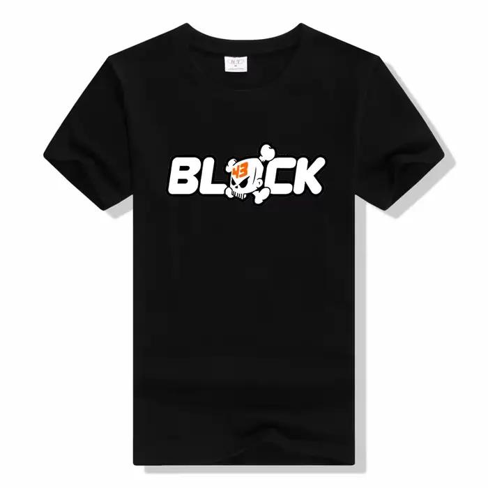 Ken Block 43 T-shirt tendance pour hommes, style Harajuku, imprimé lettres, esthétique masculine, dé