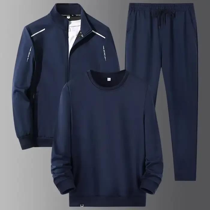 8XL hommes survêtements unisexe Jogging costume marque de mode 3 pièces ensemble survêtement hommes 