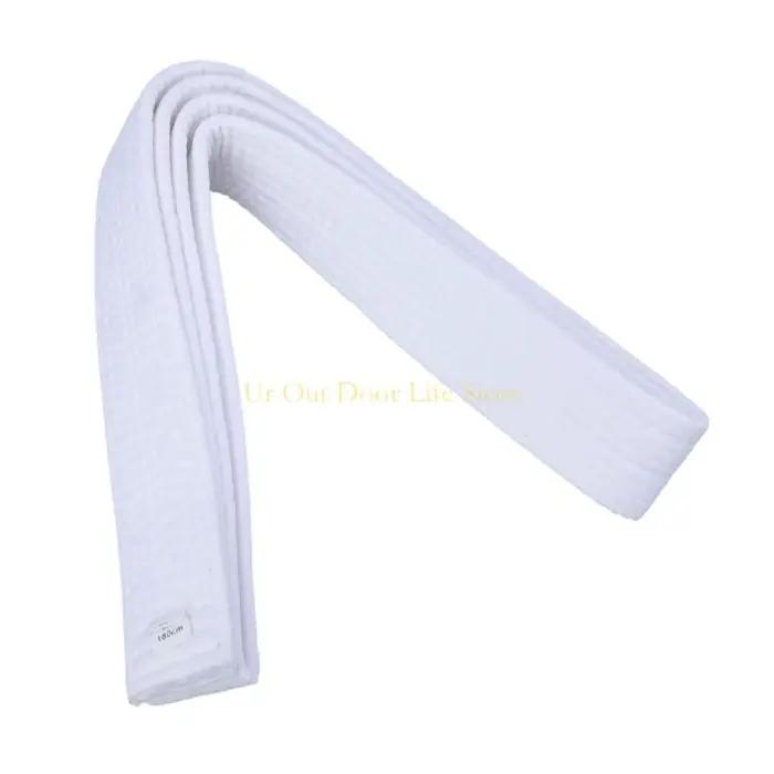 77uf Taekwondo CEINTURE KARATE COURTRE BLANC CEINTURE BLANCE 180 long ceinture douce pour les enfant