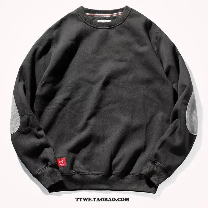 Ajouter un pull en cachemire pour hommes, col rond, tendance, automne et hiver, épais, rétro, patch 