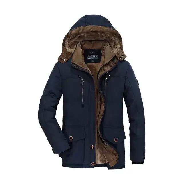 Épais chaud hommes rembourré parkas coton veste épais décontracté hommes Parkas hiver tendance S-6XL