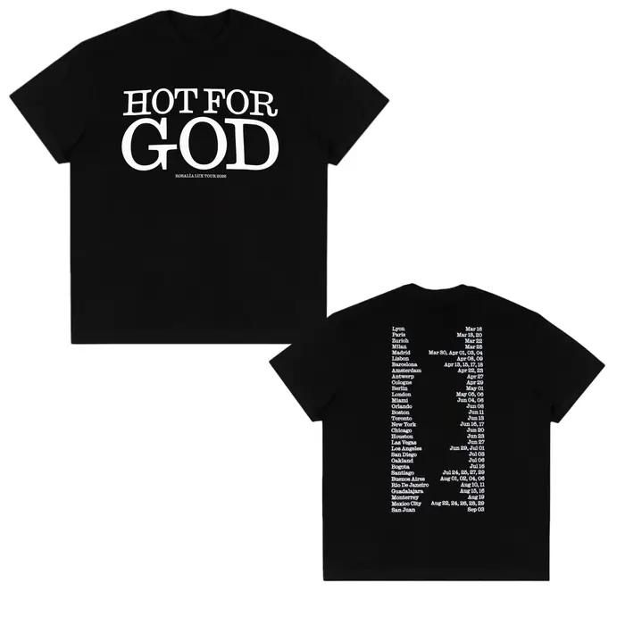 T-shirt graphique Rosalia LUX Tour Album 2026 pour hommes et femmes, en pur coton, style Y2K, popula