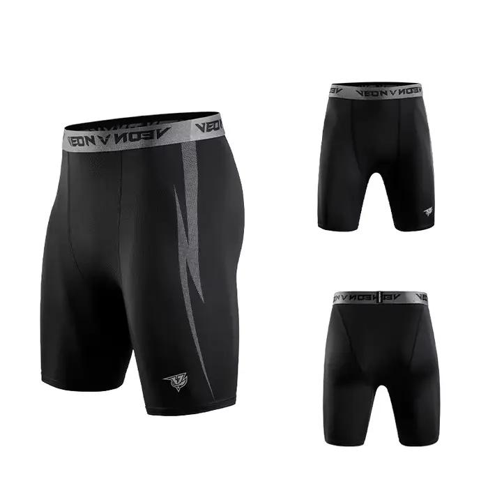 Veidoorn short de Compression sous-vêtements pour hommes Spandex course entraînement athlétique Legg
