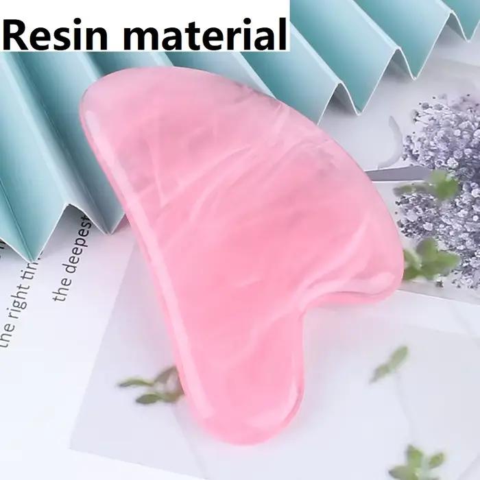 Pierre Gouasha en résine pour le visage, outil de massage Gua Sha, rouleau facial Gowoman