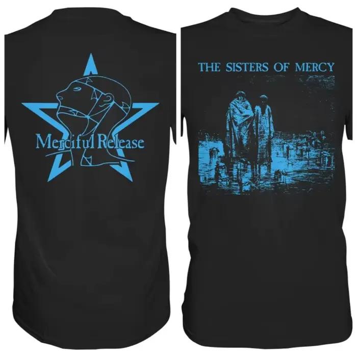 T-shirt commémoratif pour hommes de la tournée des Sisters of Mercy 1990, style Harajuku rétro, déco