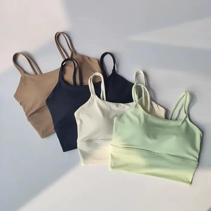 Camisole de Yoga professionnelle, tapis de poitrine fixe, sous-vêtements de sport pour femmes, antic