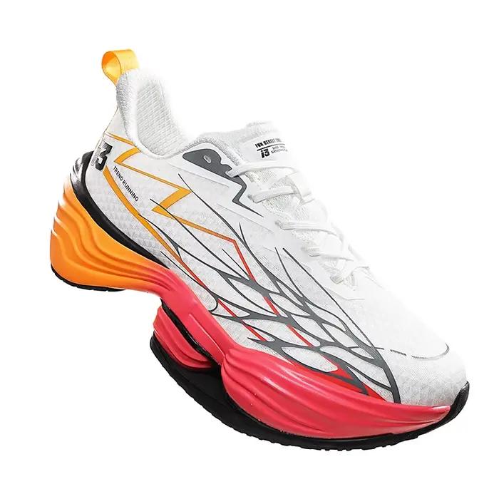 Chaussures de sport hommes maille respirant amorti haute qualité baskets antidérapantes été Marathon