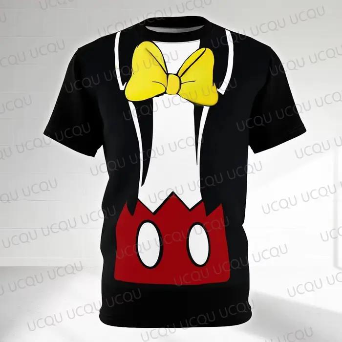 T-shirt de costume Mickey Mouse, tee-shirt de cosplay Mickey Mouse, sweat-shirt ample, respirant et 