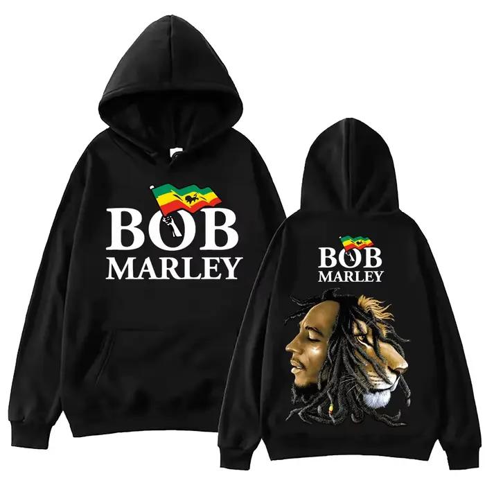 Bob Marley sweat à capuche Harajuku Hip Hop hauts pull sweat cadeau