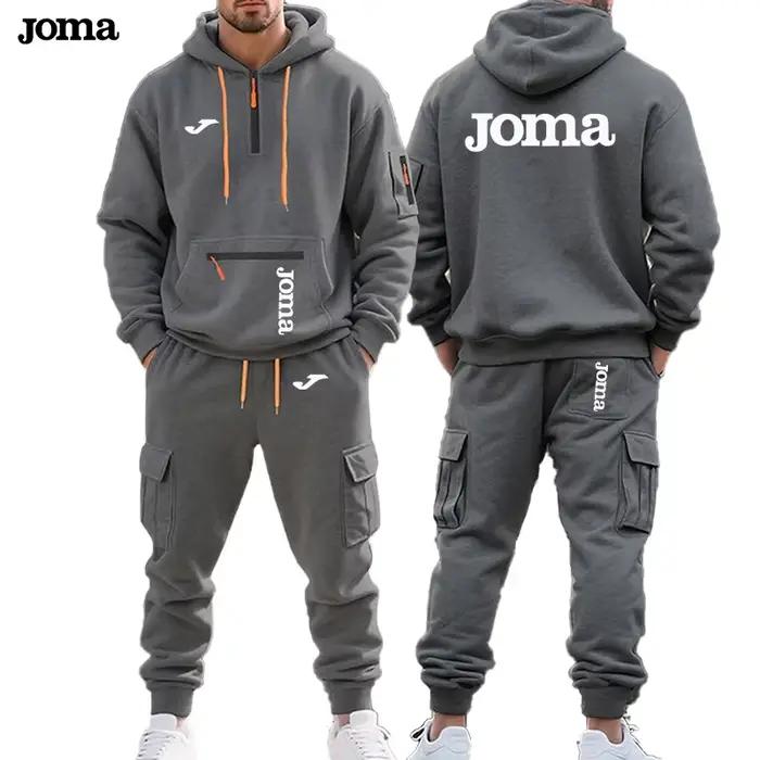 Joma – ensemble deux pièces pour hommes, sweat à capuche à manches longues avec fermeture éclair et 