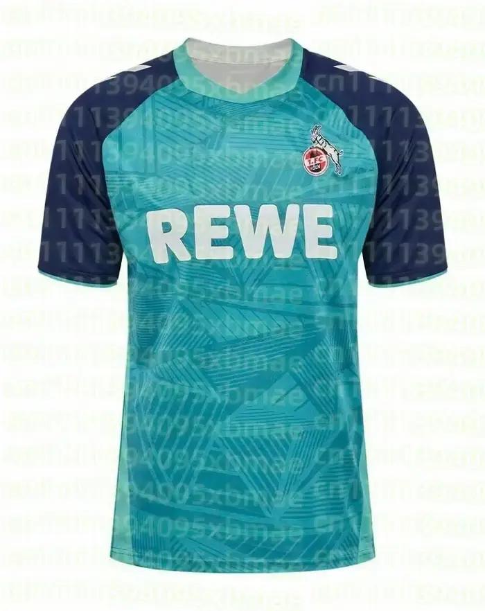 T-shirts décontractés de sport, maillot de l'équipe de Cologne, col rond, manches courtes, respirant