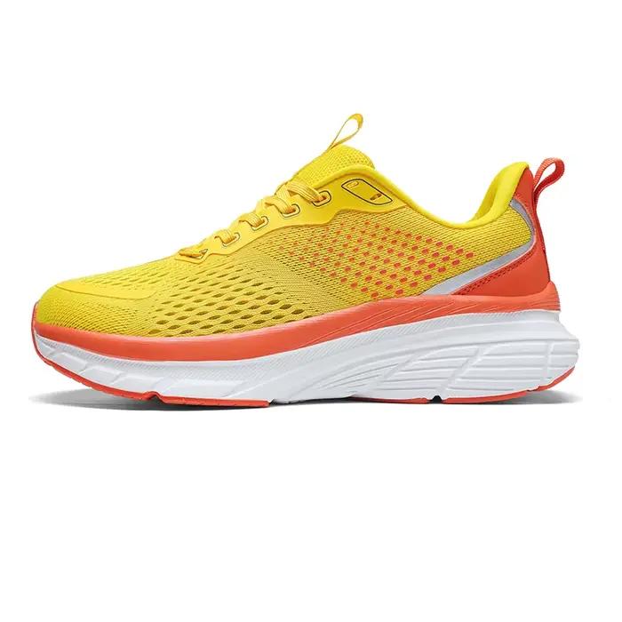 Chaussures de course à bout large pour hommes, chaussures de marche amortissantes, baskets respirant
