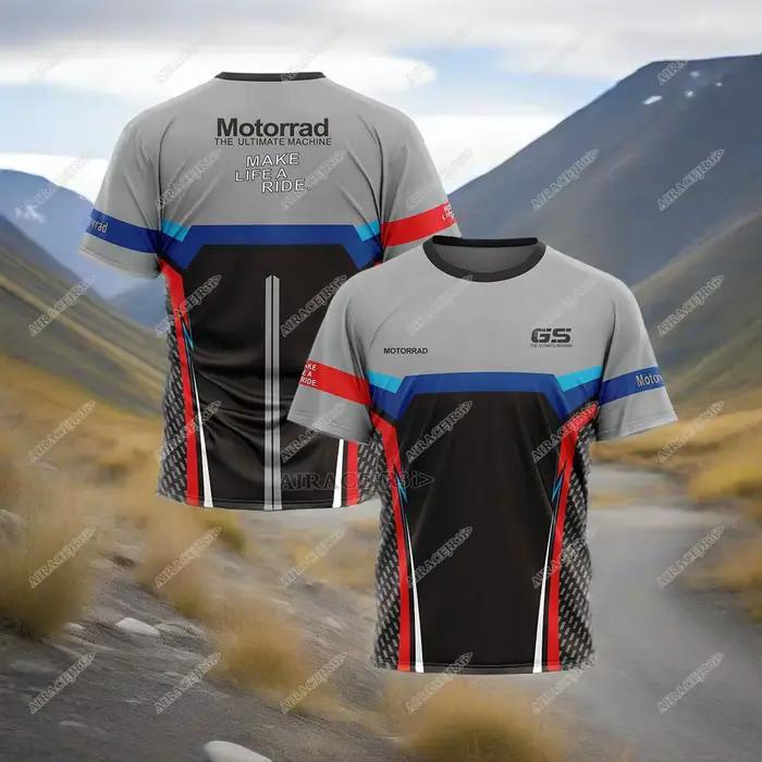 Pour BMW GS Motorrad T-Shirt R1250GS R1200GS F850GS F750GS Touring moto course aventure noir gris ma
