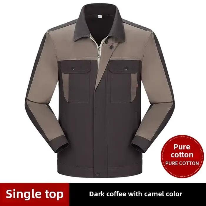 Combinaison de soudage pour hommes, veste de protection longue manche pour la réparation automobile,