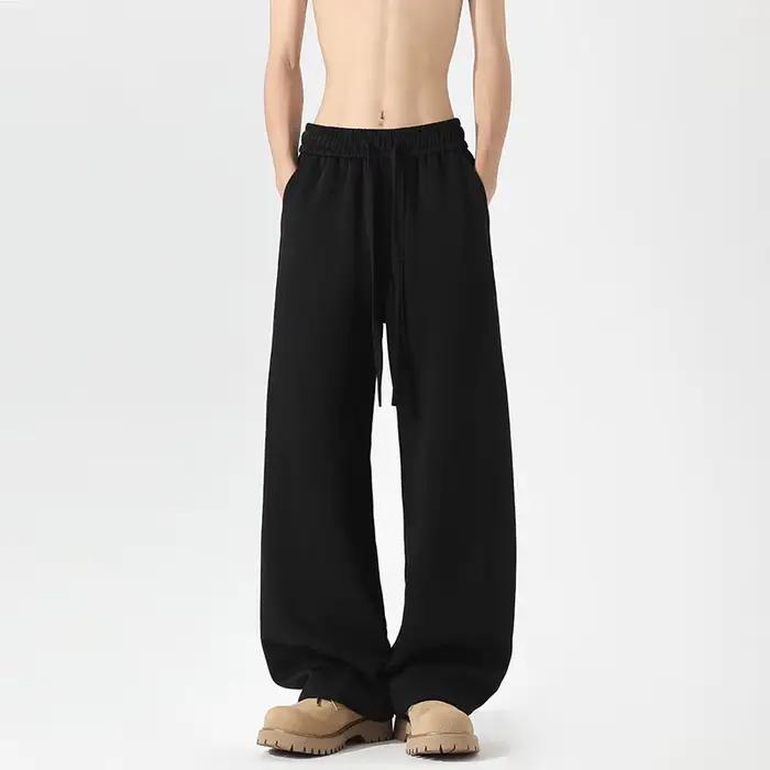 Pantalon de chimitar américain pour hommes, marque tendance, jambes larges, rétro, ample, droit, déc