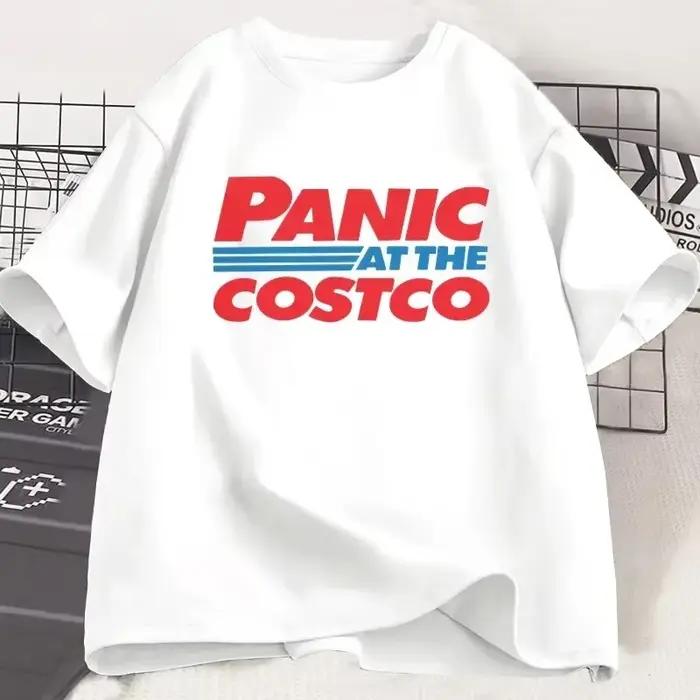Panique au Costco T-shirts graphiques Costco amoureux t-shirt mode femmes t-shirt Streetwear t-shirt