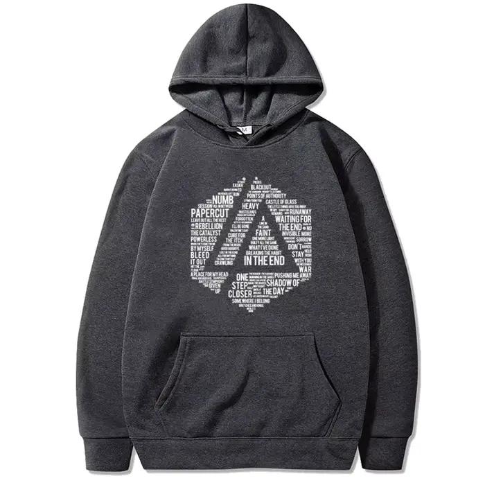 Sweat-shirts à capuche décontractés streetwear hip-hop Lincoln Park Tour 2026 pour hommes et femmes,