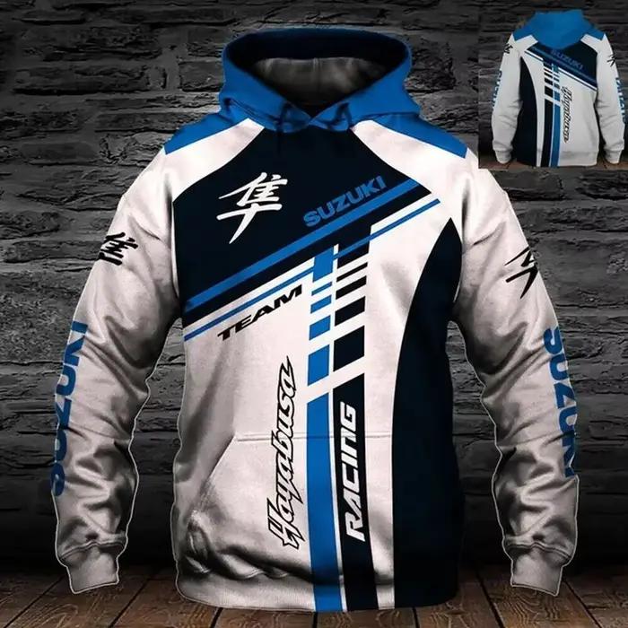 Suzuki 2026 Printemps et Automne Sportswear 3D imprimé sweat à capuche pour hommes et femmes Hip-Hop