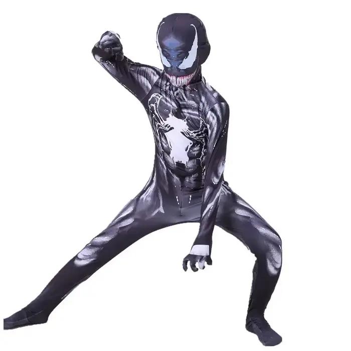 Smile Hero Venom Cosplay Costume, SpidSuffolk Costumes, Cuit Jumpsuit, Drum Suit, Anime Halloween, A