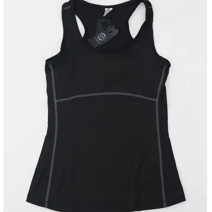 Nouveaux hauts de Yoga femmes Sexy vêtements de sport gilet Fitness serré femme vêtements sans manch