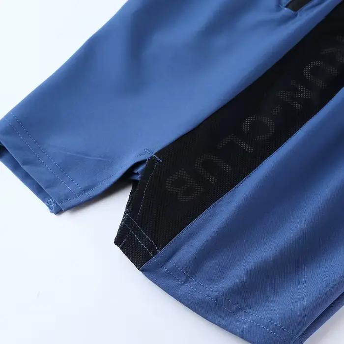 Short de course en Patchwork pour hommes, Short d'entraînement, poches zippées, sport, séchage rapid