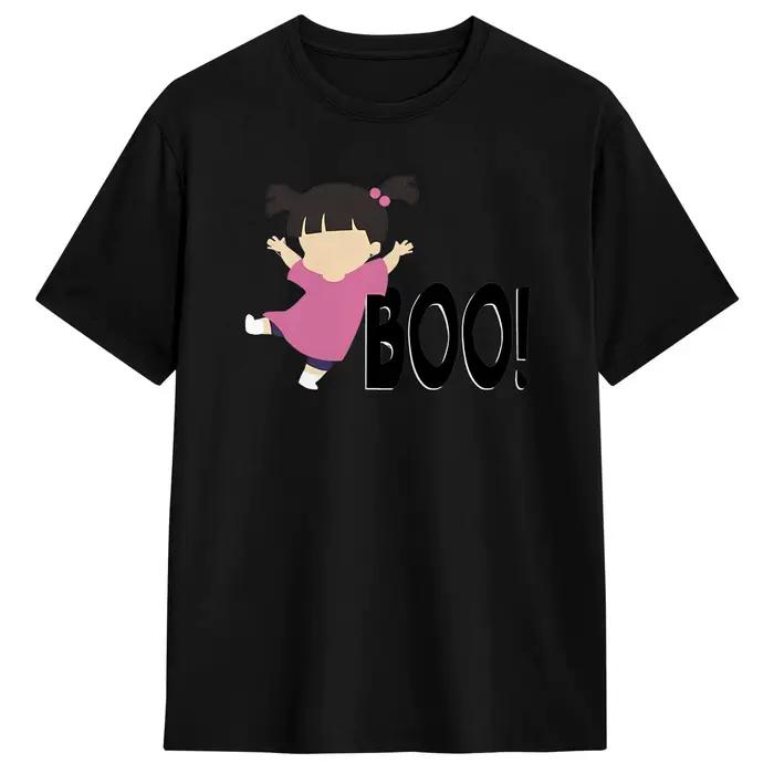 T-shirt Monsters Inc pour hommes, vêtements en coton Boo, t-shirt à manches courtes et col rond, idé