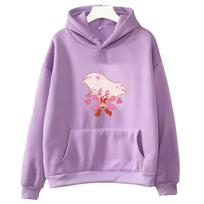 Sweat à capuche Anime Dust pour femme, sweat-shirt Harajuku Kawaii, sweat à capuche sourire, vêtemen