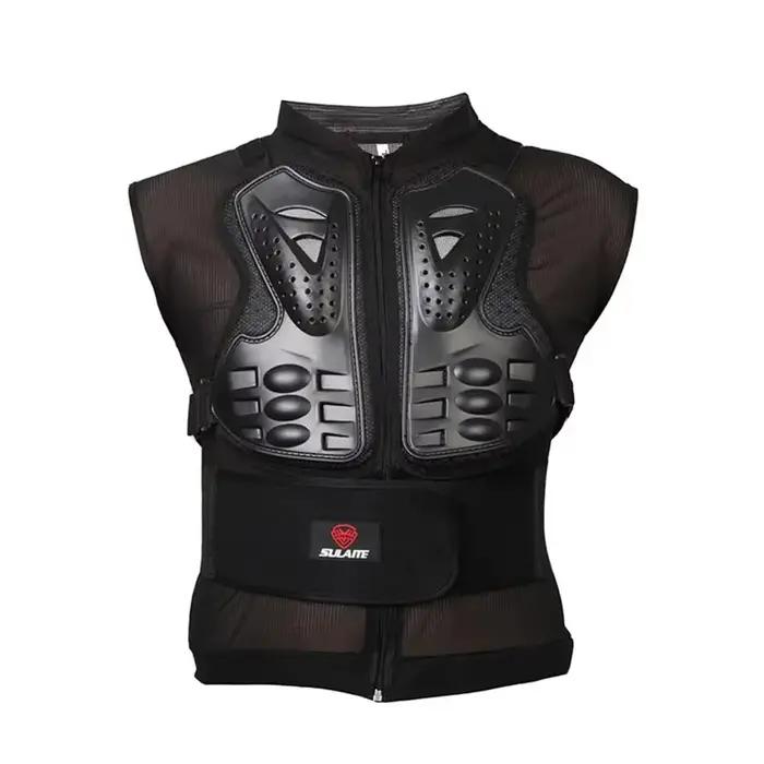 Armure de moto respirante, veste de protection de poitrine, sans manches, armure d'équitation tout-t