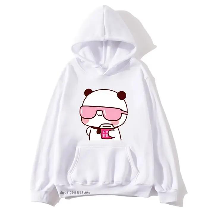 Couple sweats à capuche Bubu Dudu sweat à capuche dessin animé Kawaii imprimé pull Harajuku hommes f