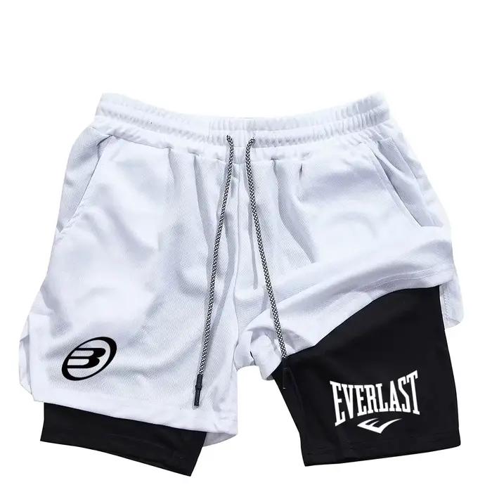 Shorts d'été pour hommes EVERLAST, confortables et à séchage rapide, adaptés à la salle de sport, au
