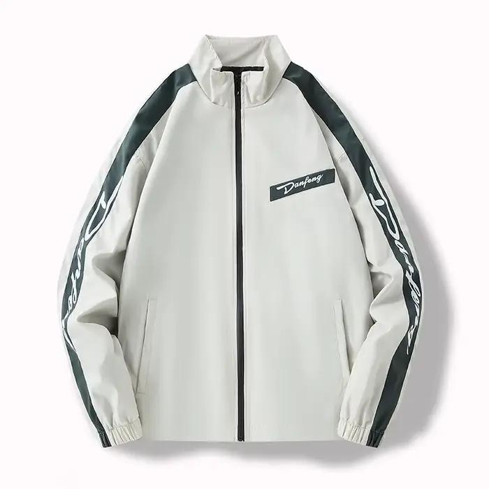 Veste légère à blocs de couleurs pour hommes, voyage décontracté, coupe-vent, résistant à l'usure, t